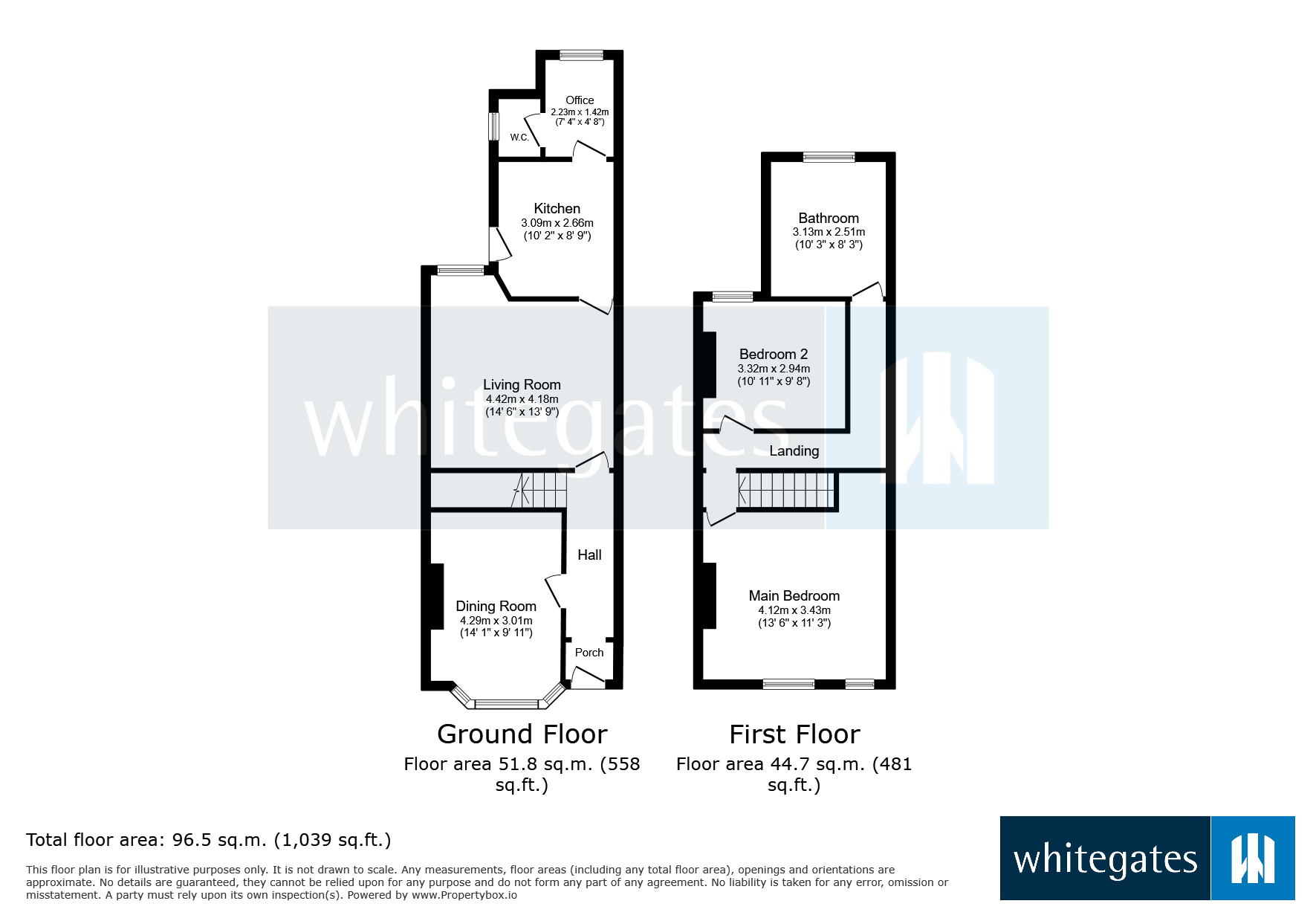 90, Stewart Street, Cheshire floorplan