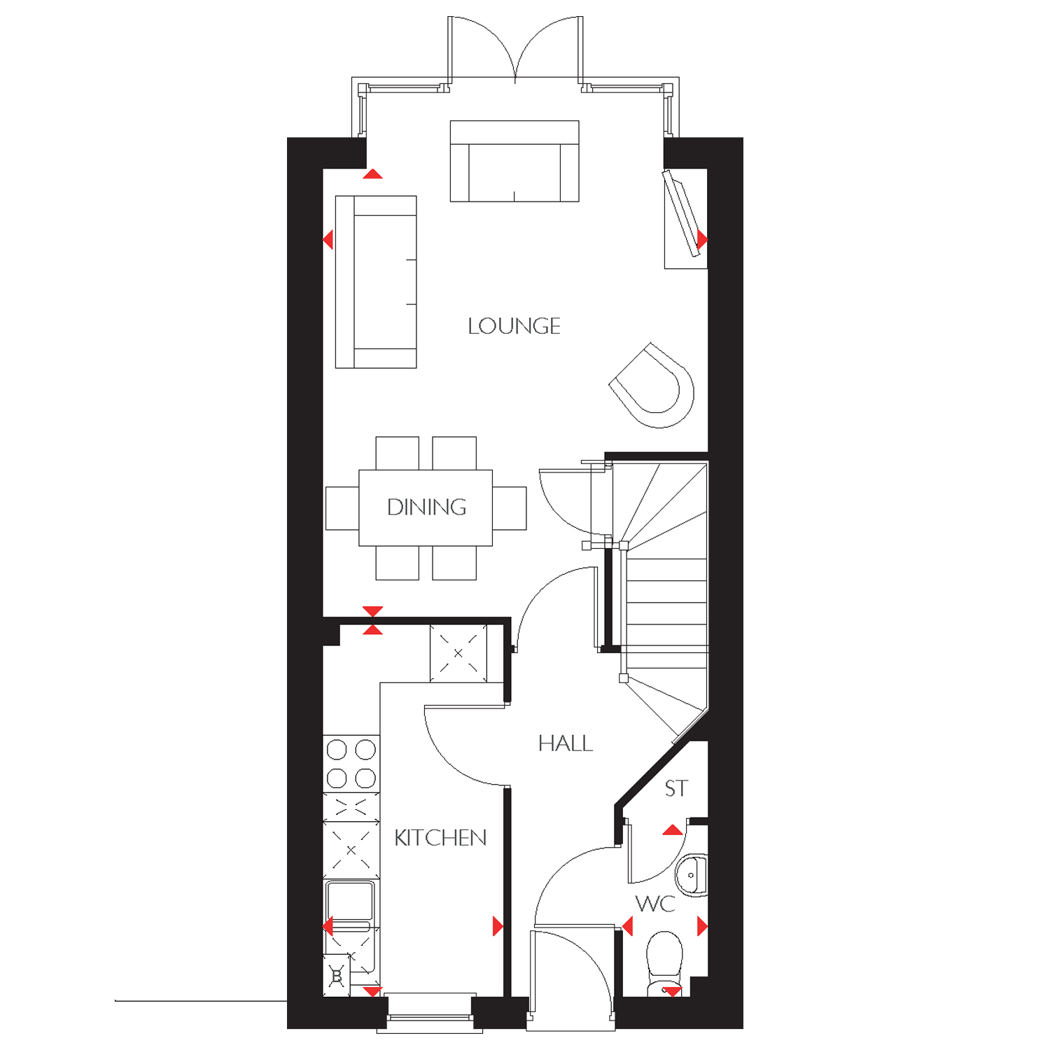 3 Bedrooms Semi-detached house for sale in 