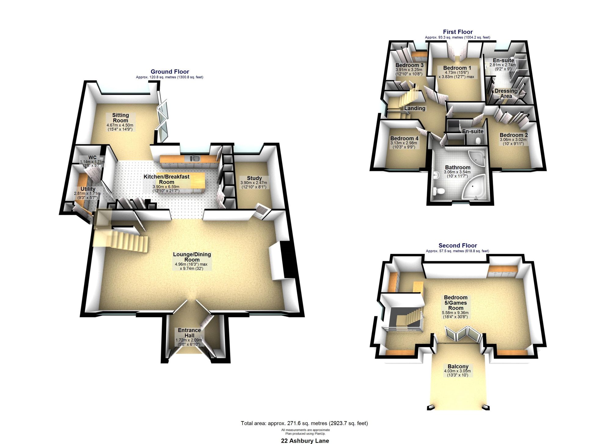 22 Ashbury Lane, Sheffield floorplan