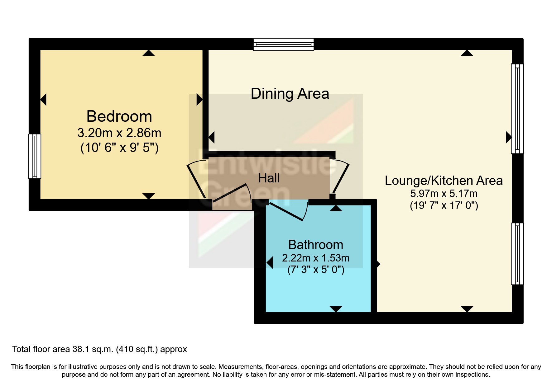 Flat 4, 67, Wellington Street, Lancashire floorplan