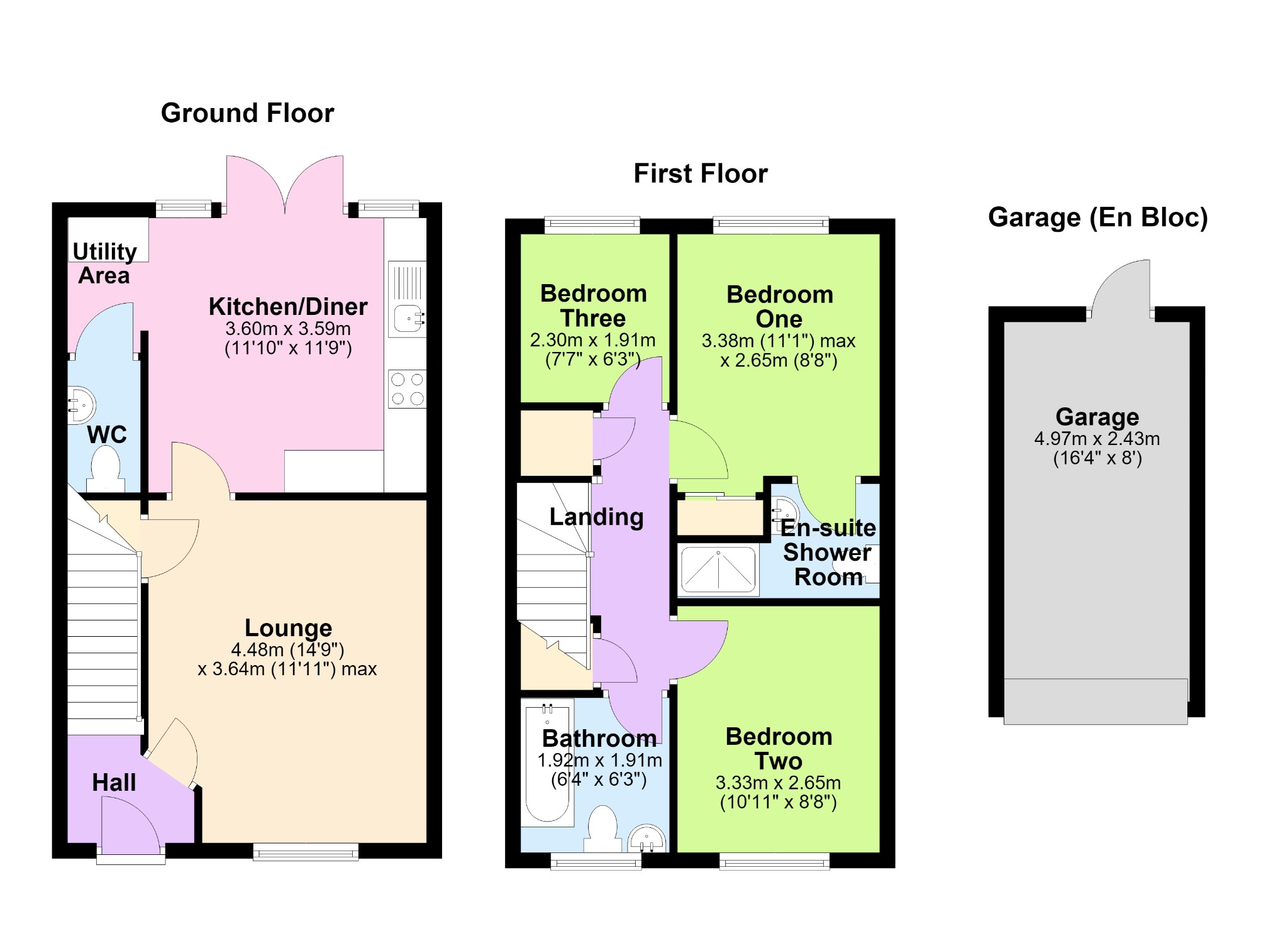 47, Teeswater Close, Rugby floorplan