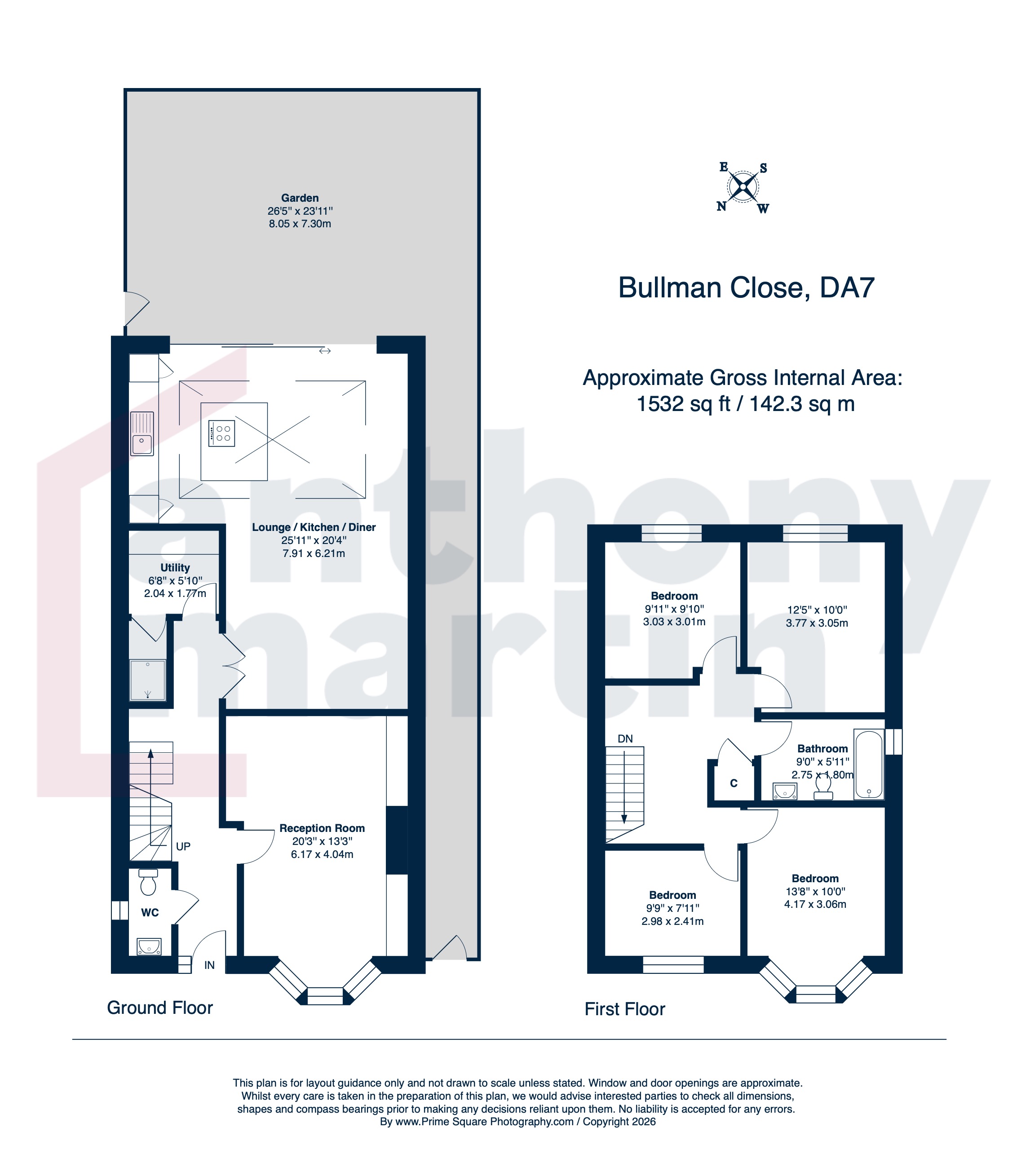 2, Bullman Close, Kent floorplan