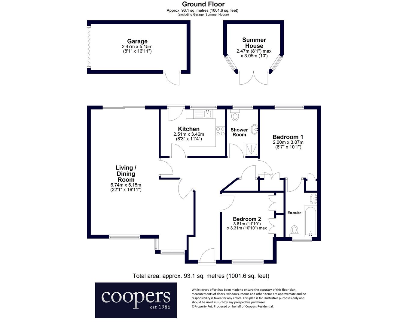 2, Woodside Close, Ruislip floorplan