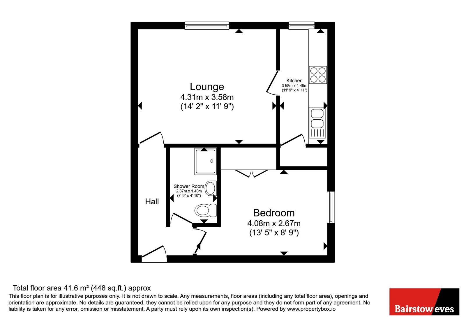 9 Byrne Court, 5, Foxley Hill Road, Purley floorplan