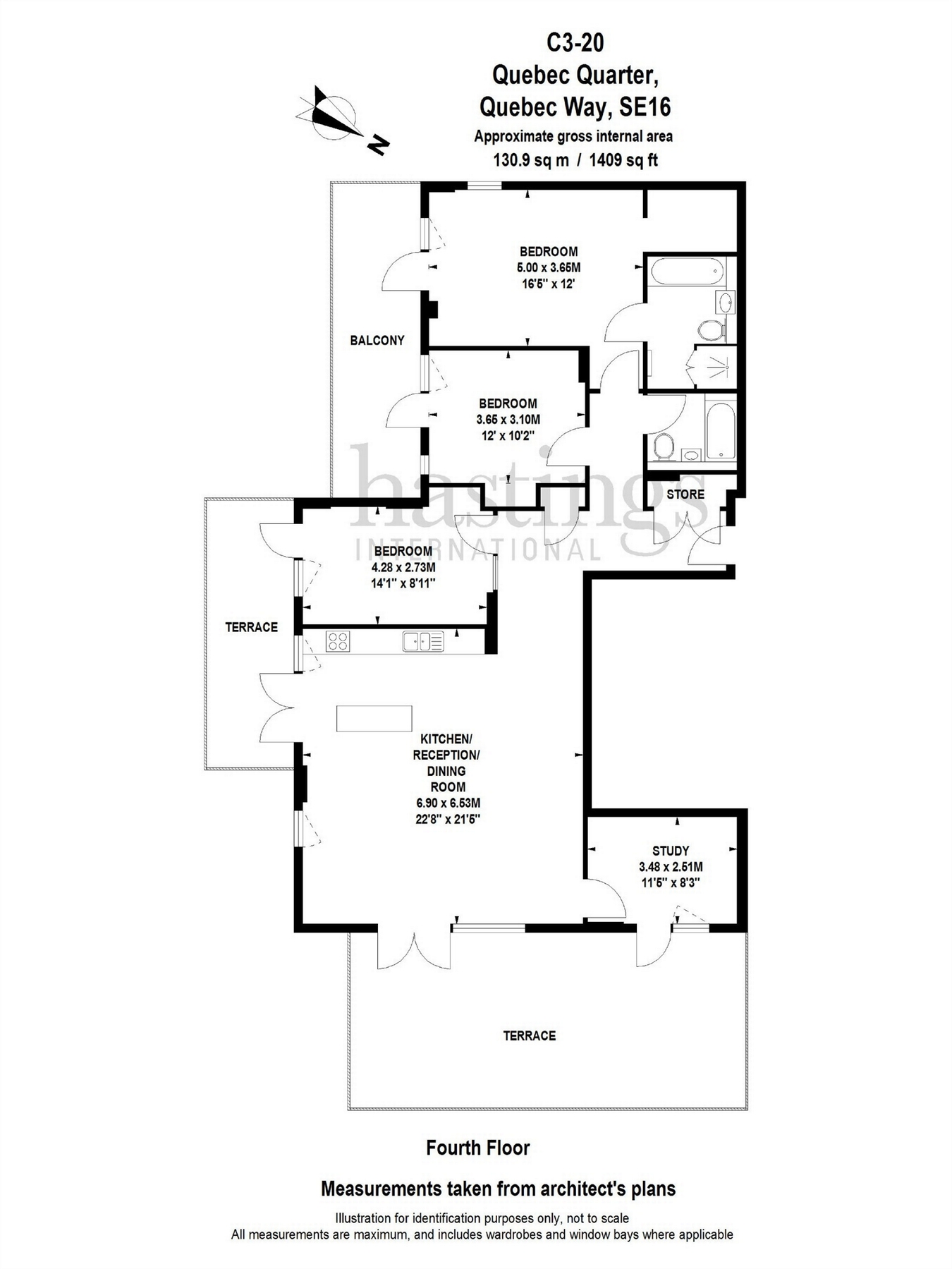 4 Bedrooms Flat for sale in Hornbeam House, 22 Quebec Way, Canada Water SE16