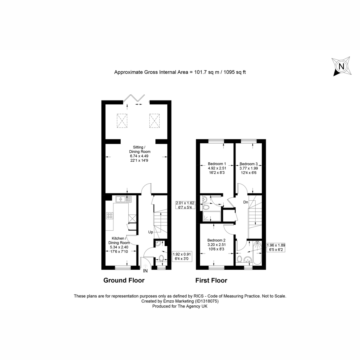56, Mill Gardens, Southampton floorplan