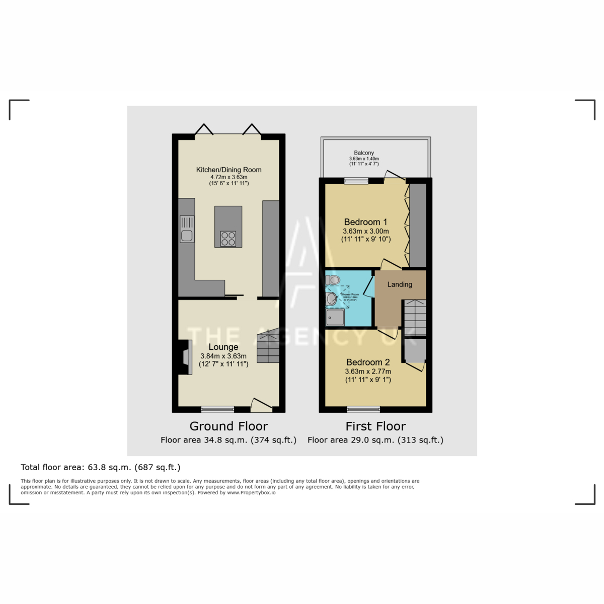 2 Middlewood Cottages, Green Lane, Poynton floorplan