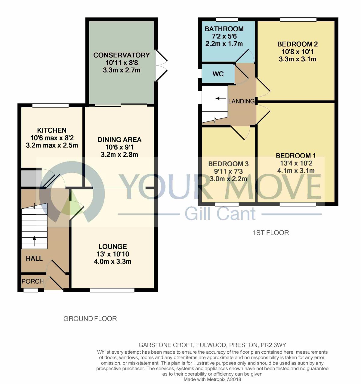 3 Bedrooms Detached house for sale in Garstone Croft, Fulwood, Preston PR2