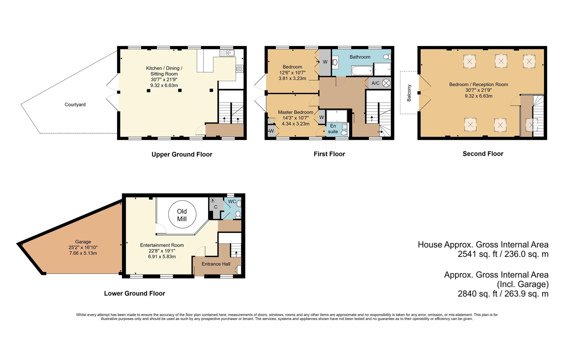 The Mill House, 1 Weir Mill, Mill Street, West Malling floorplan