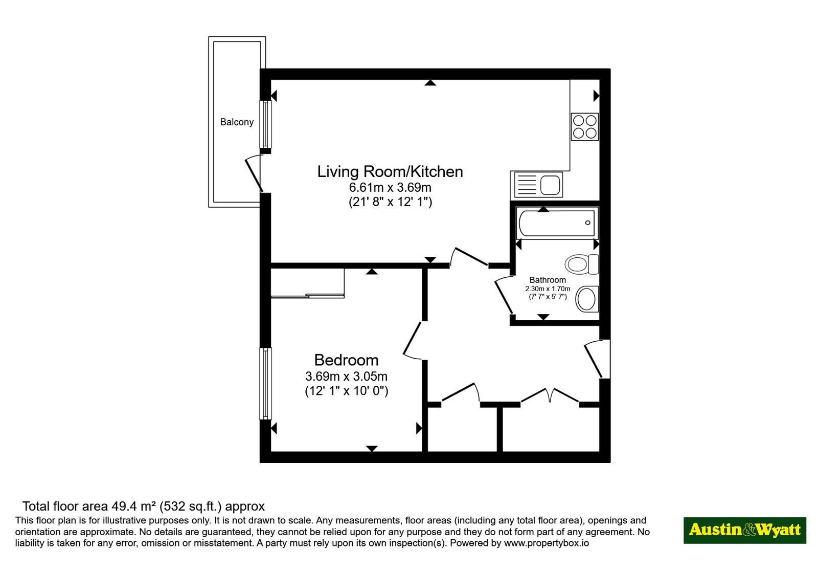 6 Elm House,, Thomas Blake Avenue, Hampshire floorplan