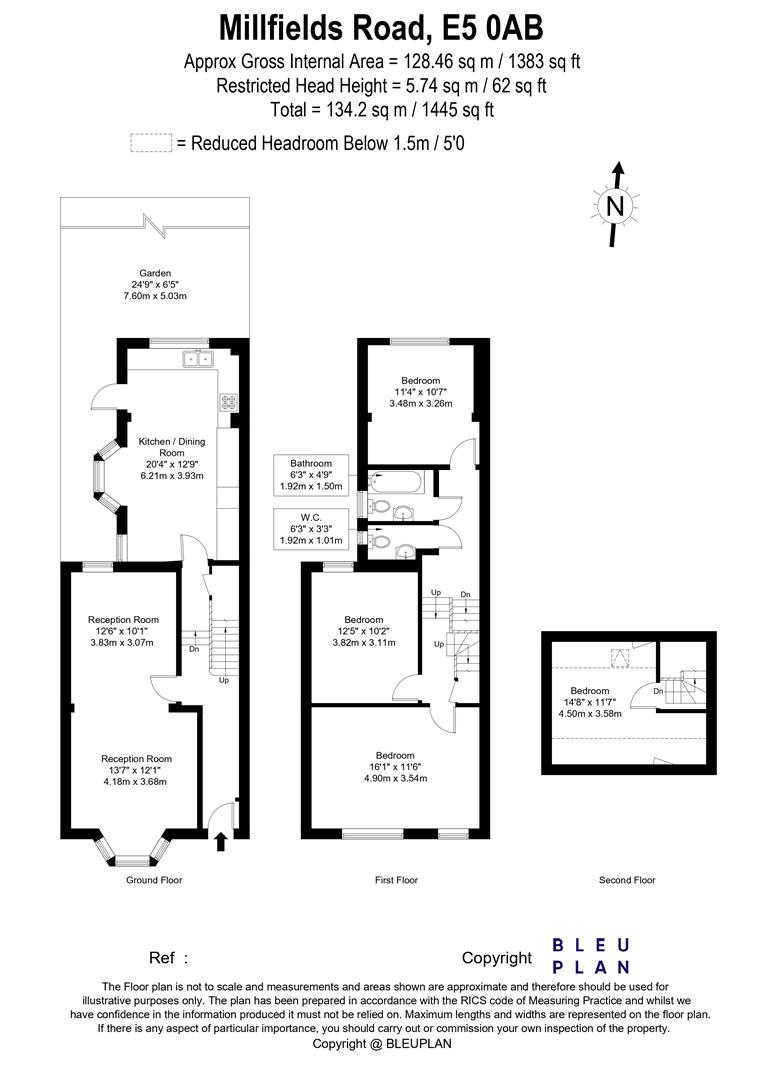 87, Millfields Road, Hackney floorplan