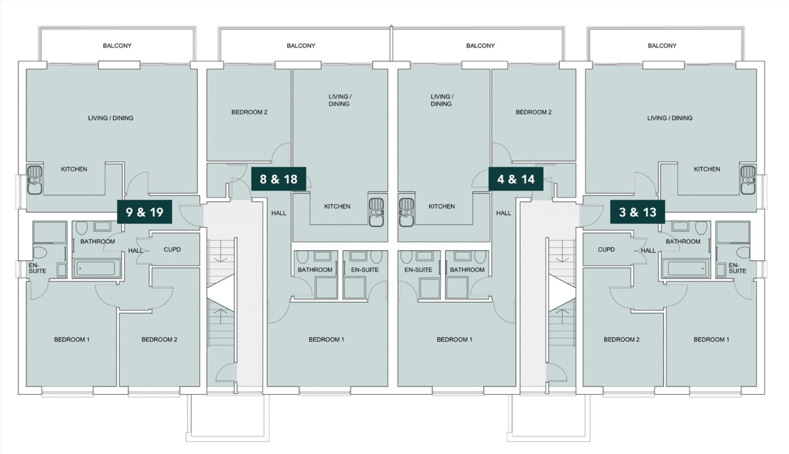 4,, The Residence, Hythe floorplan