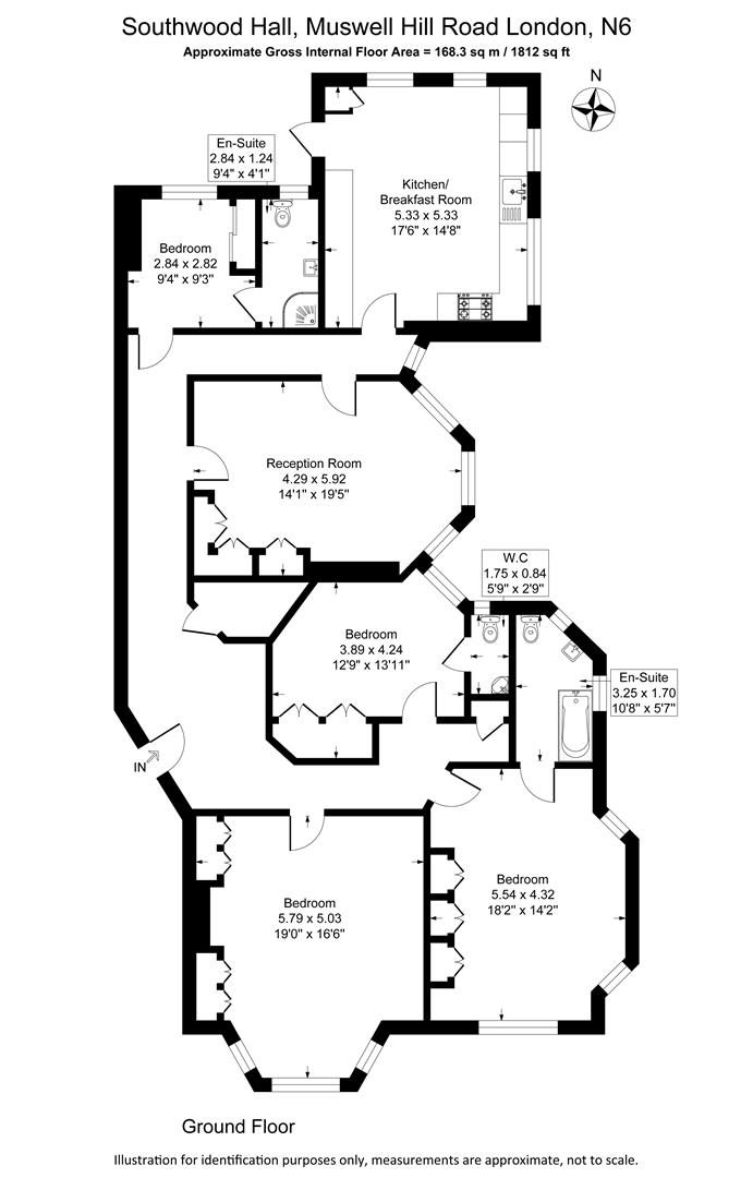 Muswell Hill Road, London floorplan