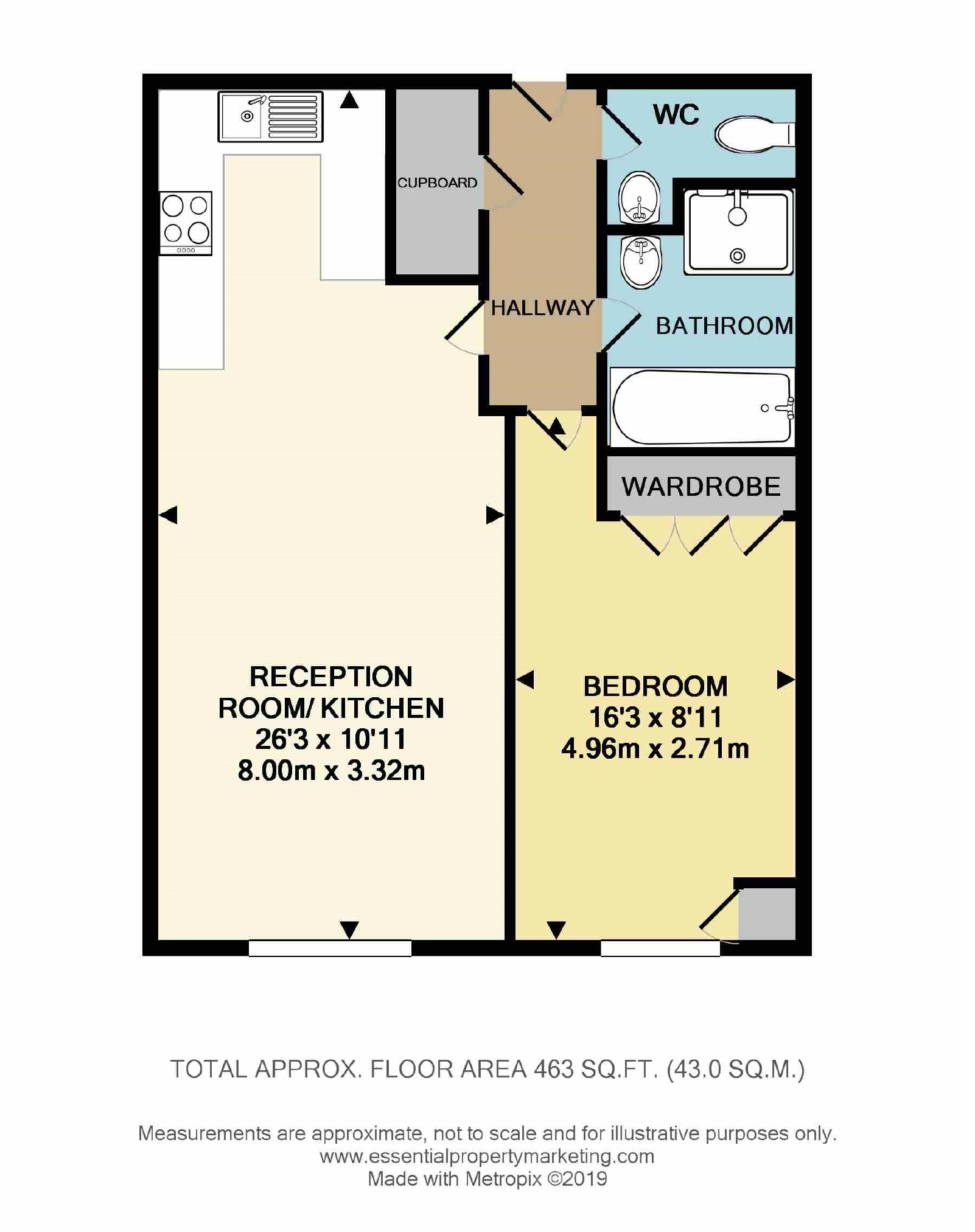 1 Bedrooms Flat to rent in Beatrice Lodge, Oxted, Surrey RH8