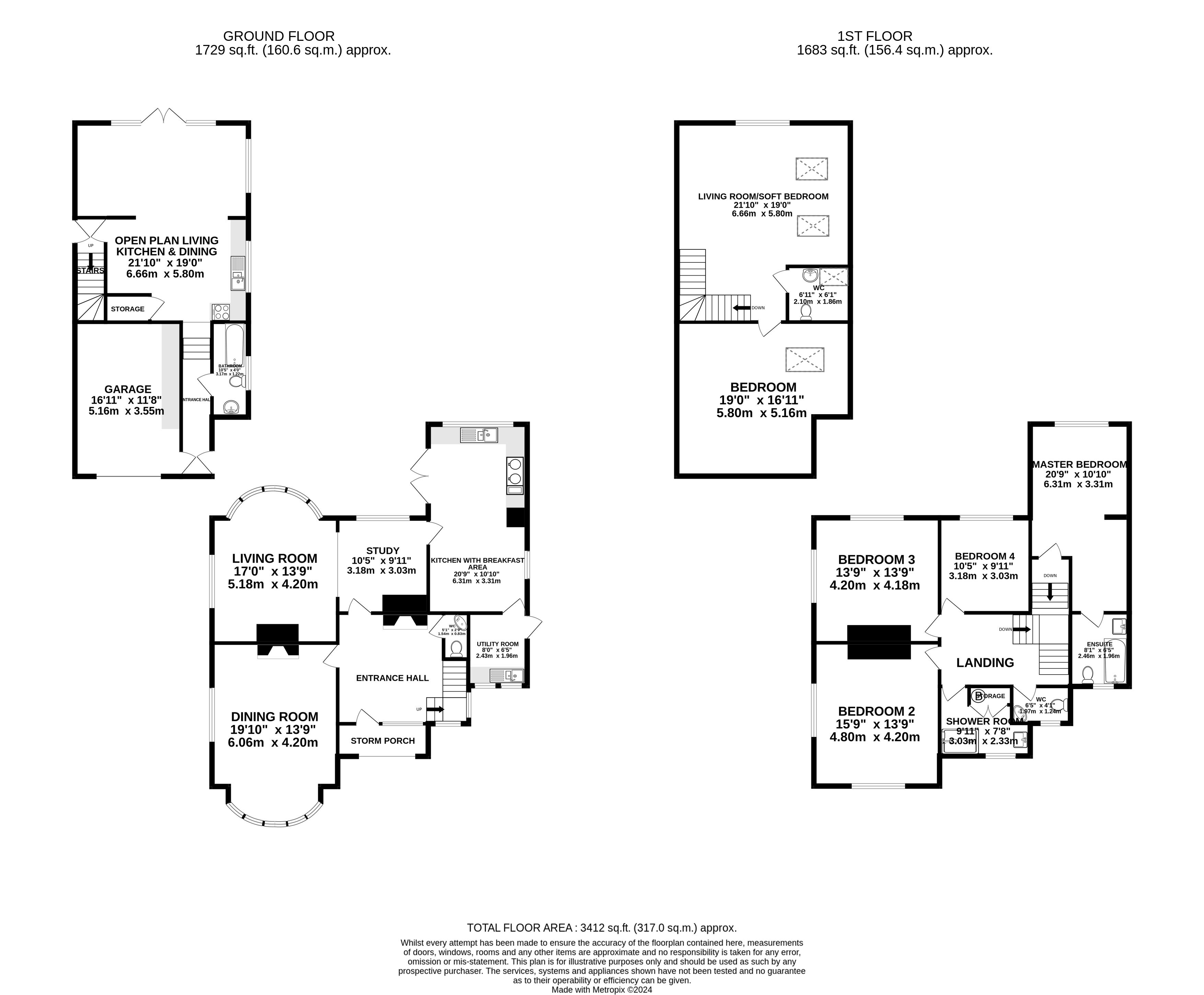 Moorcroft, Quarterbridge Road, Moorcroft, Quarterbridge Road, Douglas floorplan