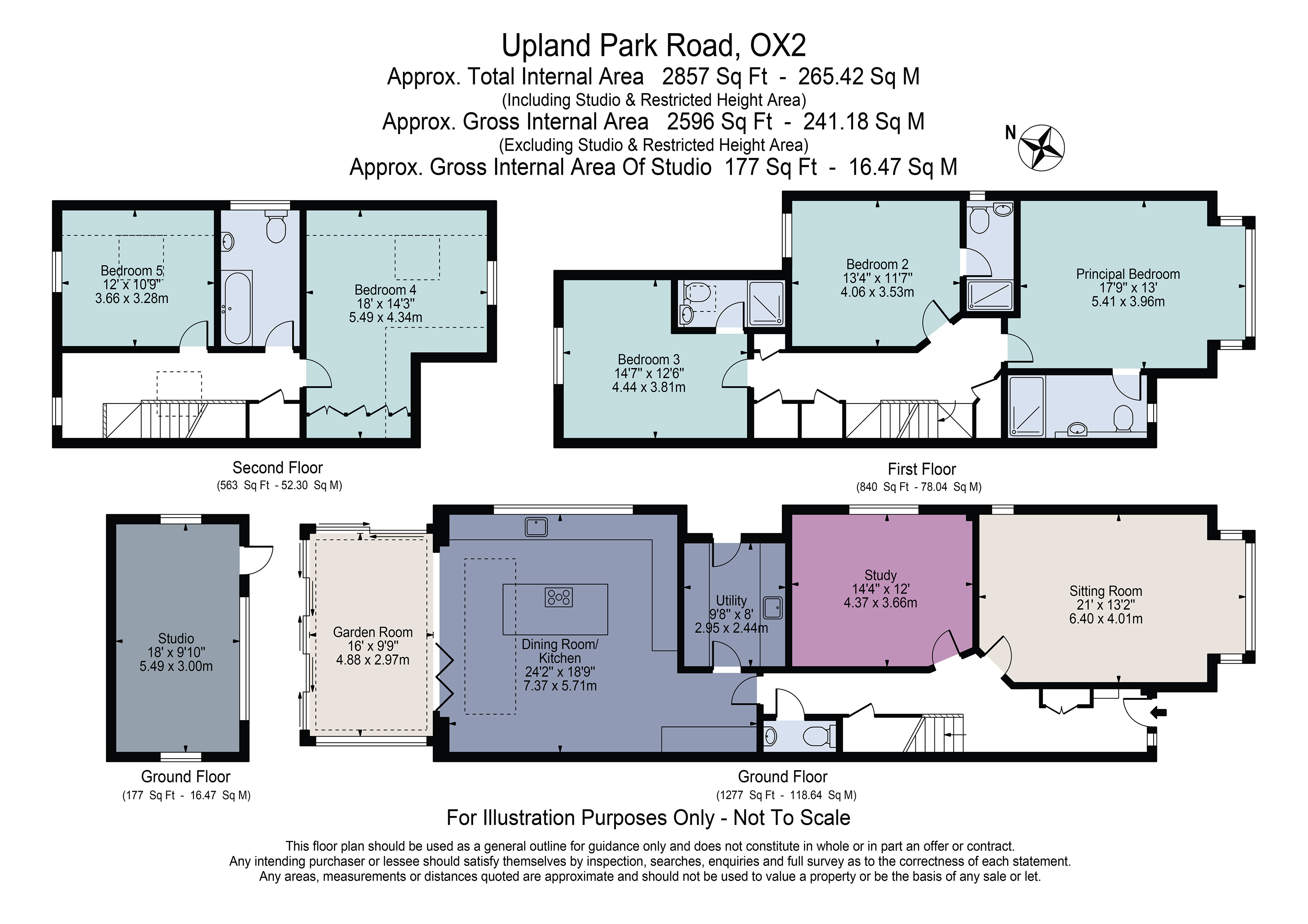 11A, Upland Park Road, Oxfordshire floorplan