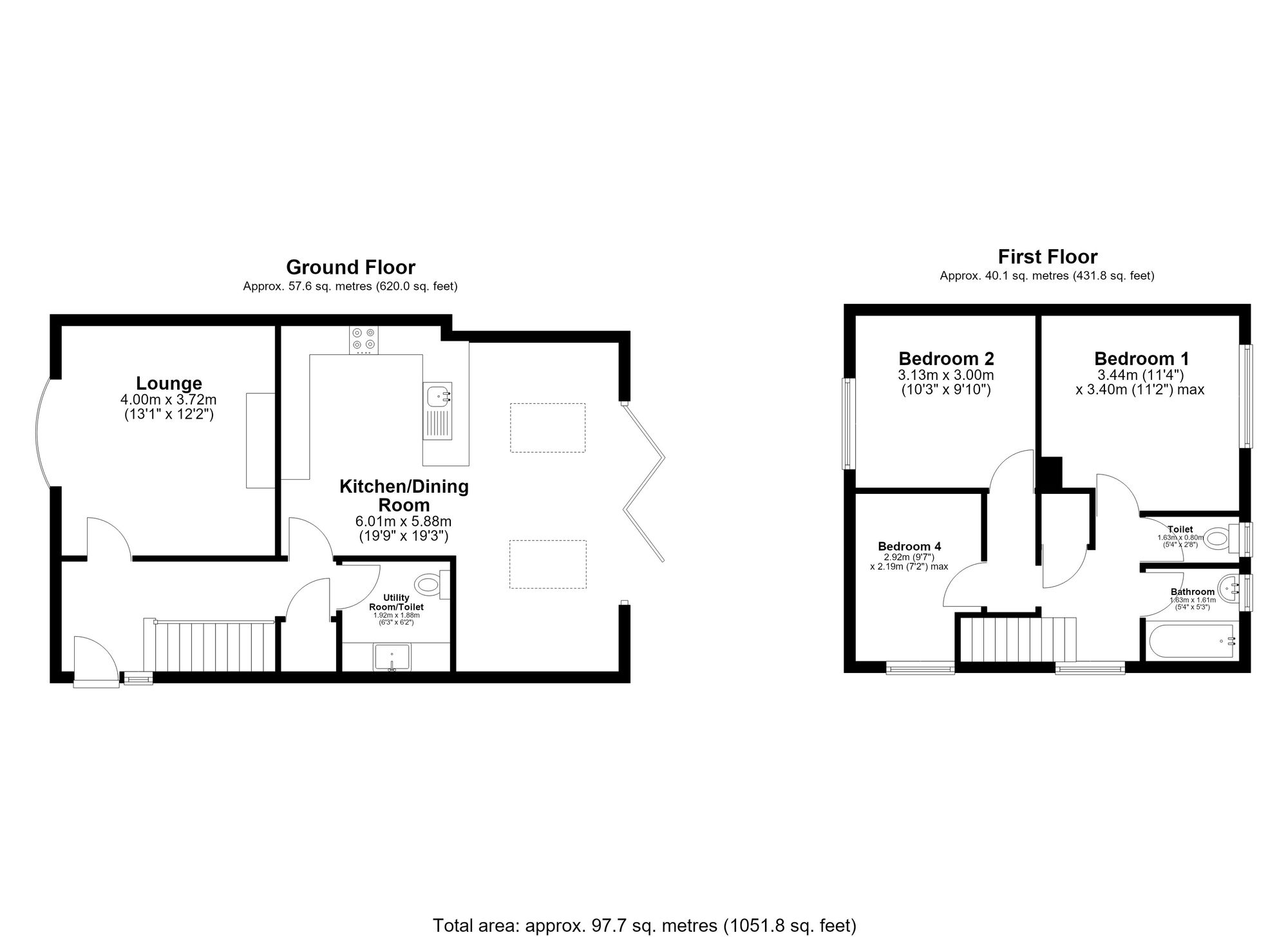 4 Sherwood, Letchworth Garden City floorplan