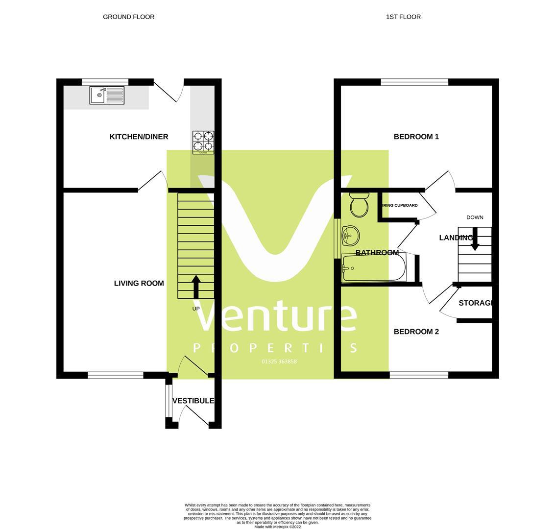 3, Abbotsfield Way, Darlington floorplan