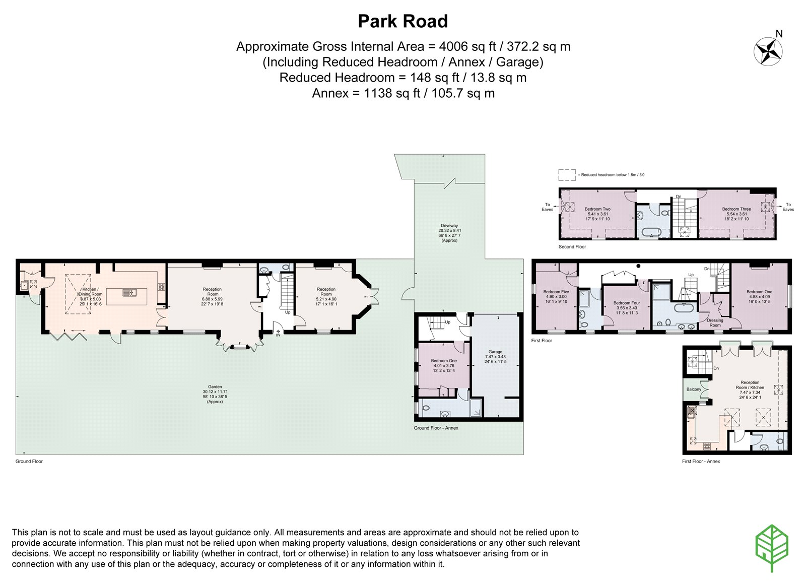 4, Park Road, Twickenham floorplan