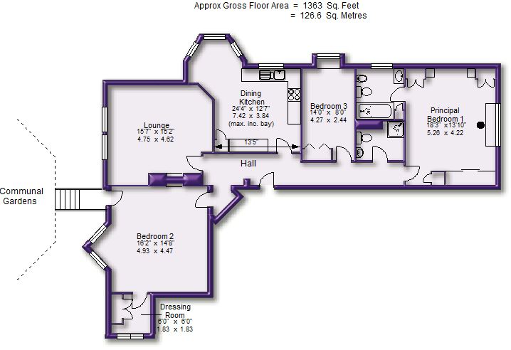 3 Bedrooms Flat for sale in Grey Road, Altrincham WA14