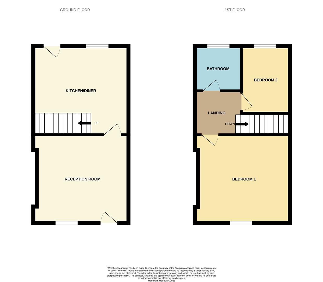 38, Long Row, Stalybridge floorplan