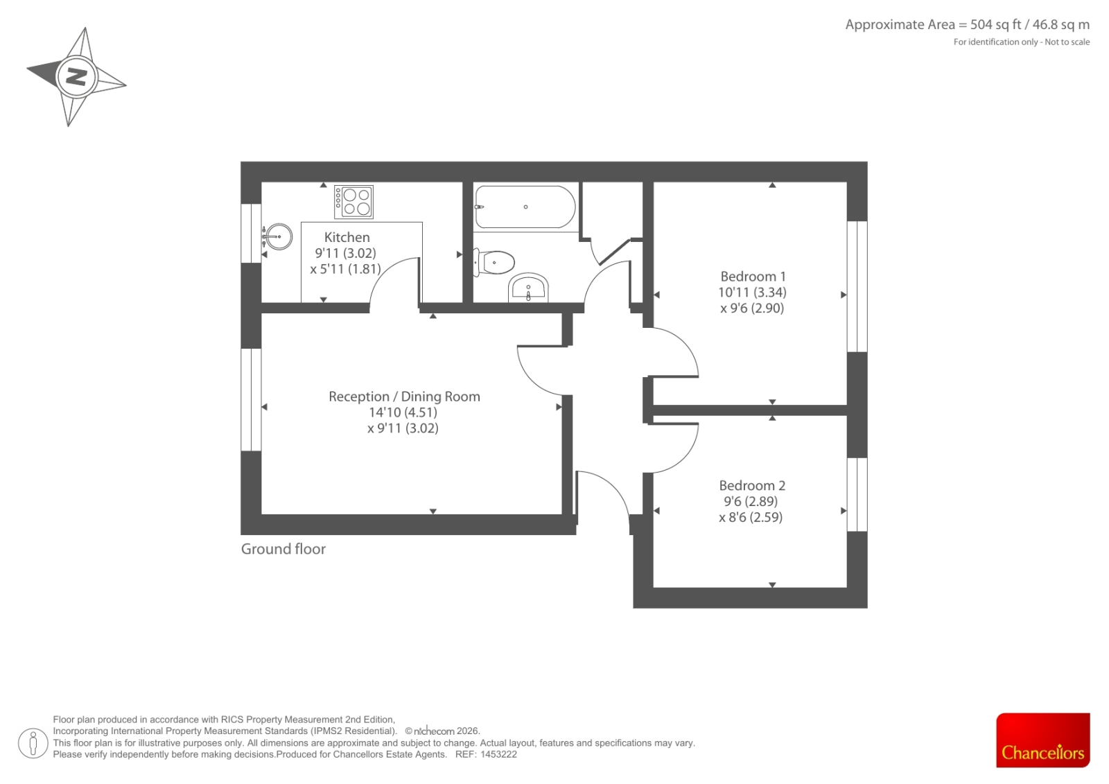 14, High Beeches, High Wycombe floorplan