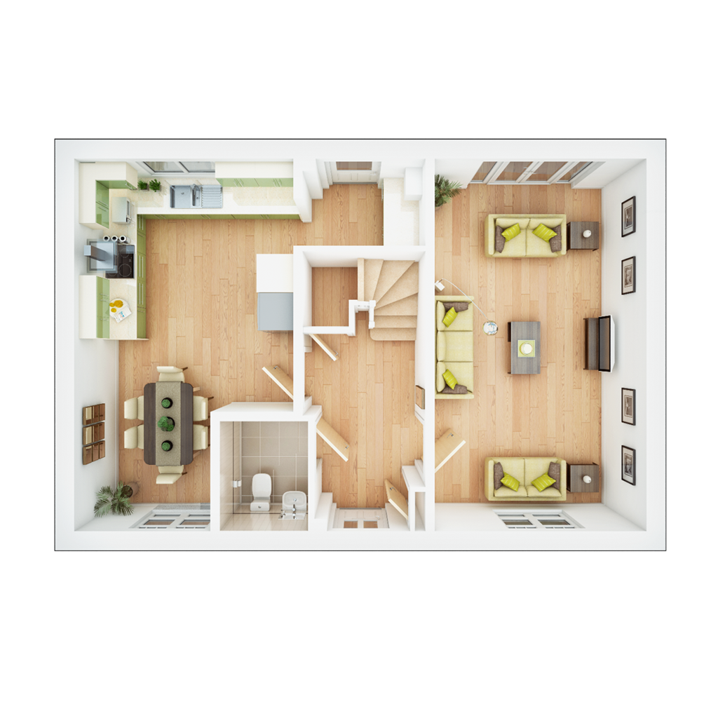 The Rossdale - Plot 390, Edlogan Wharf, Cilgant Ceinwen, Cwmbran floorplan