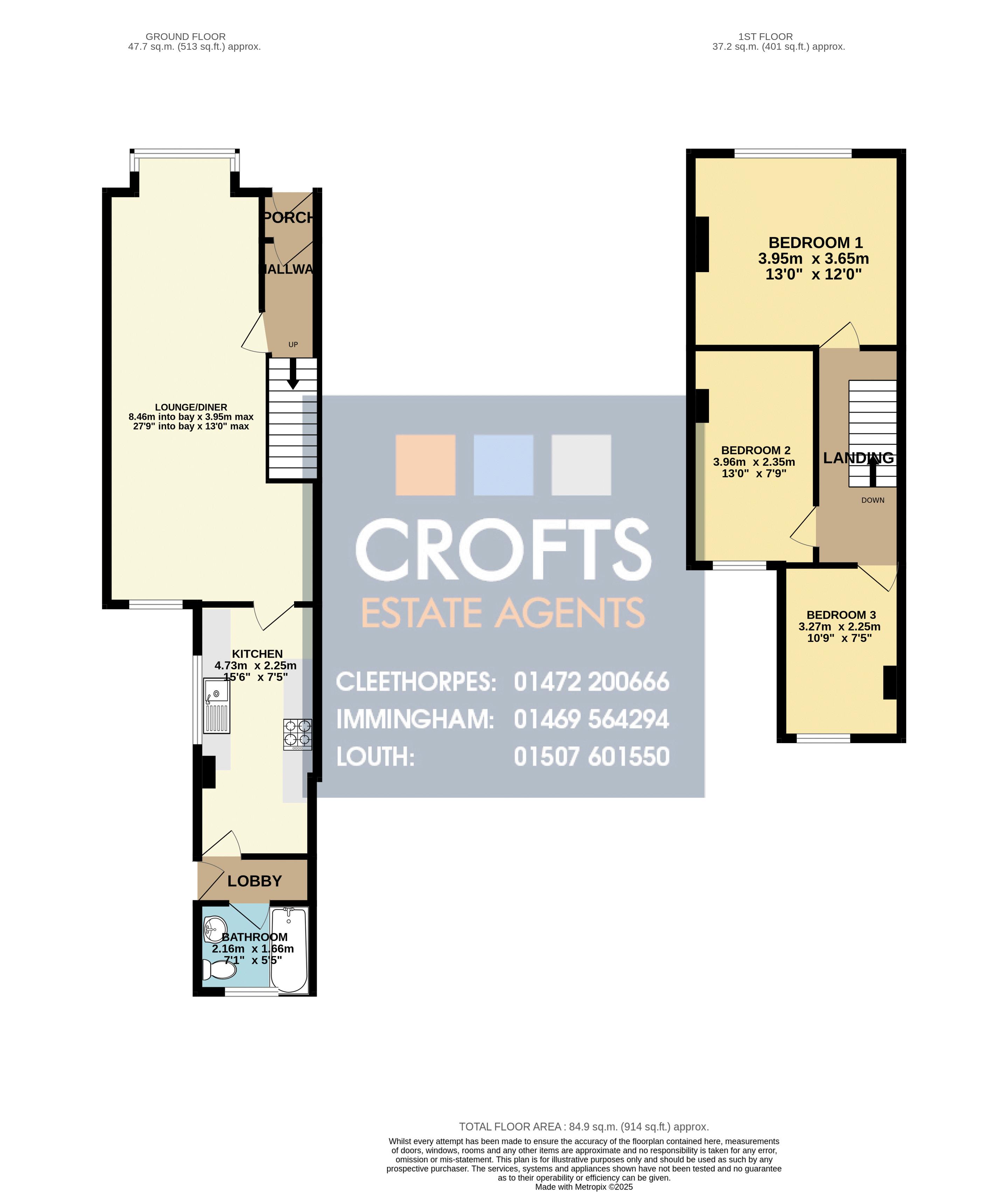 89, Lovett Street, Cleethorpes floorplan