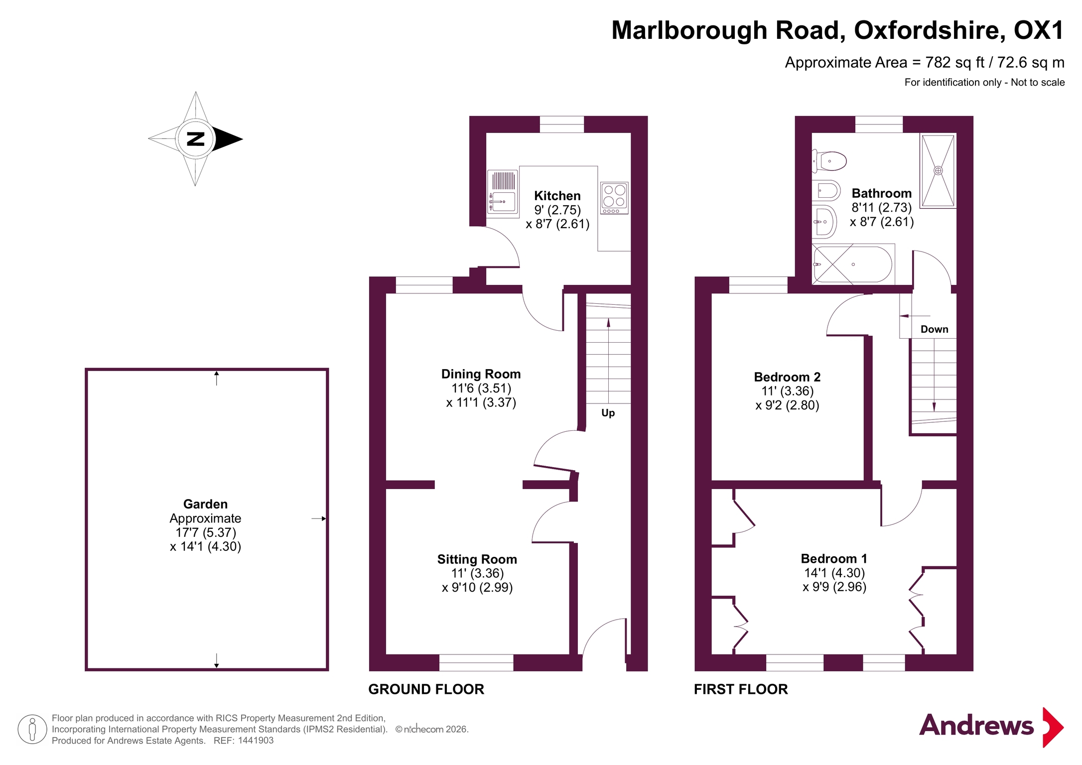 244, Marlborough Road, Oxfordshire floorplan