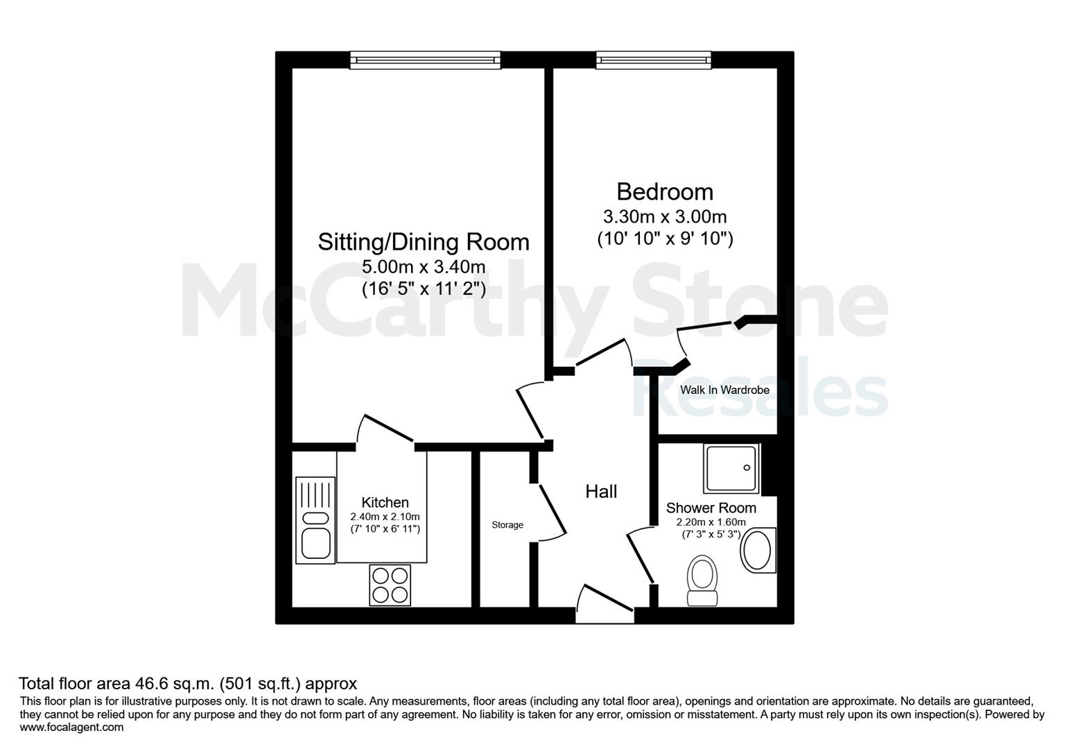 37 Waggoners Court, Legions Way, Bishop's Stortford floorplan