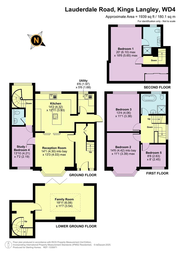 17a, Lauderdale Road, Kings Langley floorplan