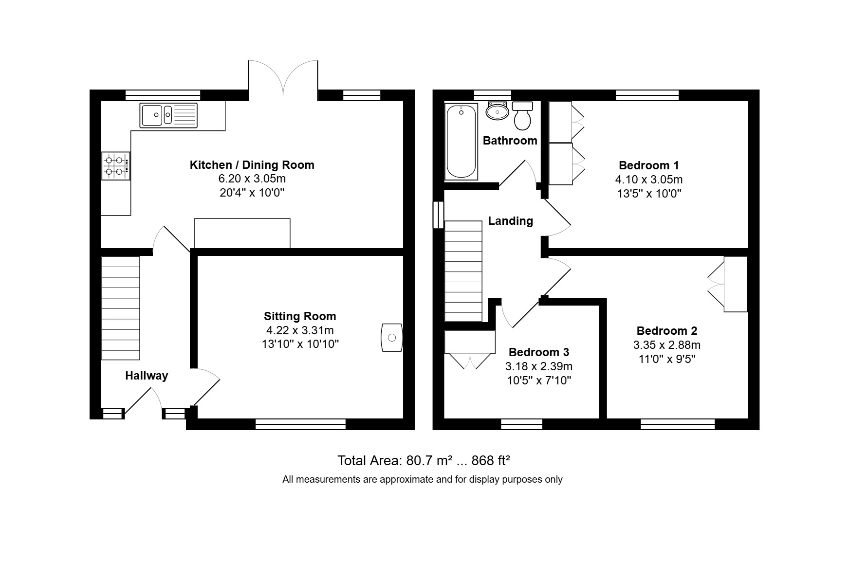 1, Westways, Havant floorplan