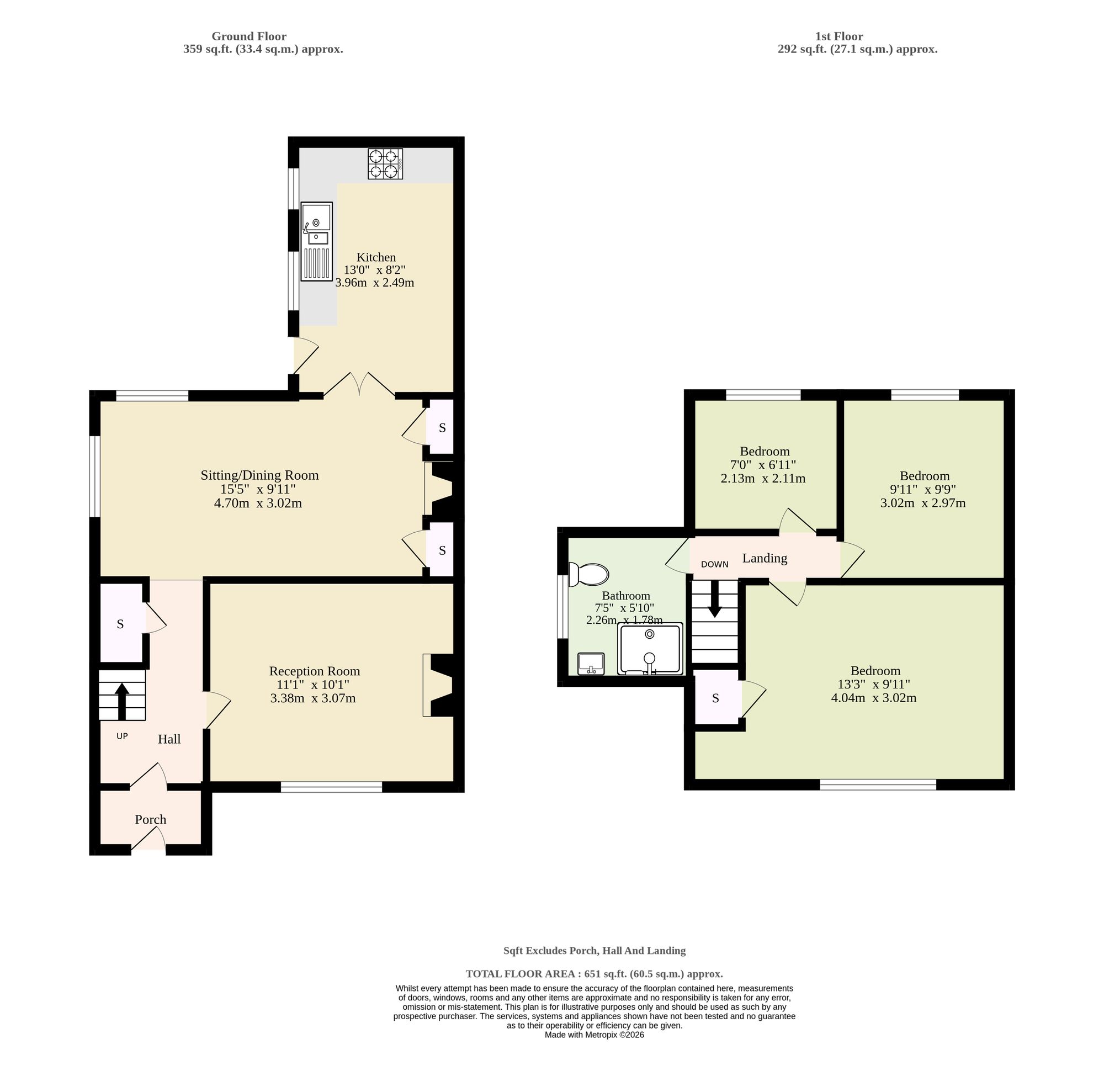 10 Sturdee Avenue, Great Yarmouth floorplan