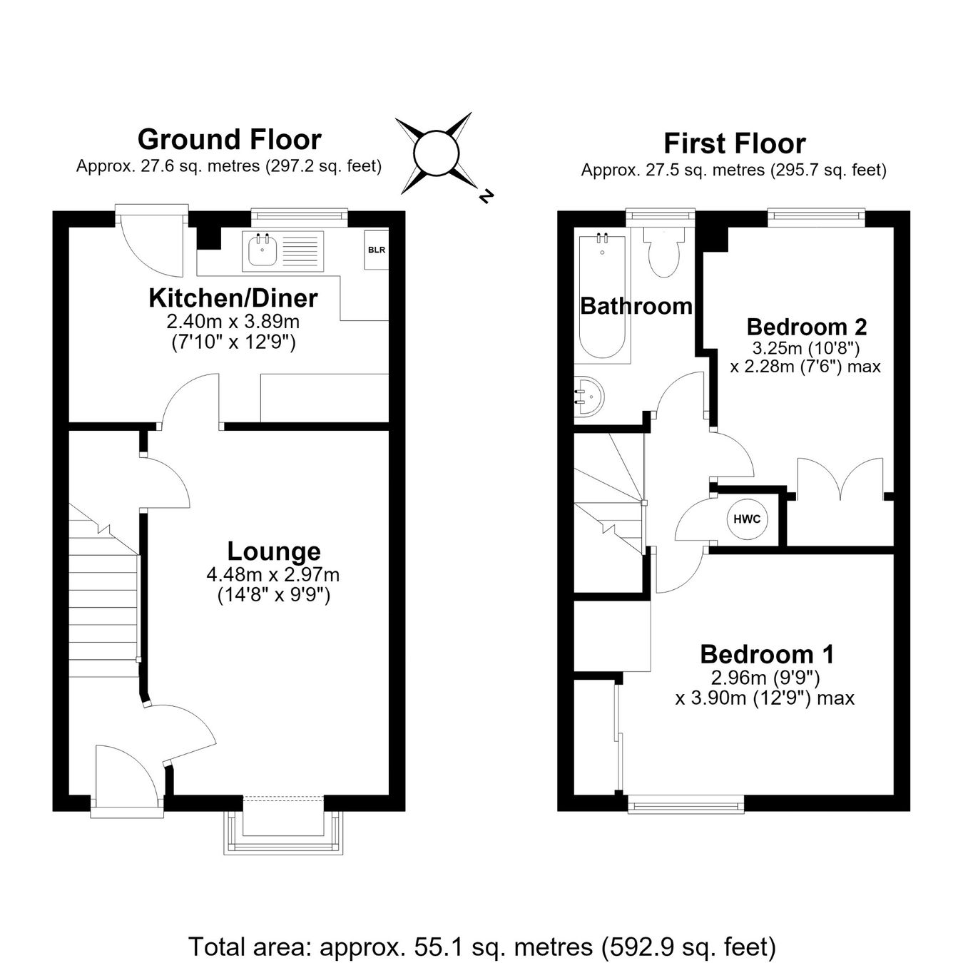138, Kristiansand Way, Letchworth Garden City floorplan