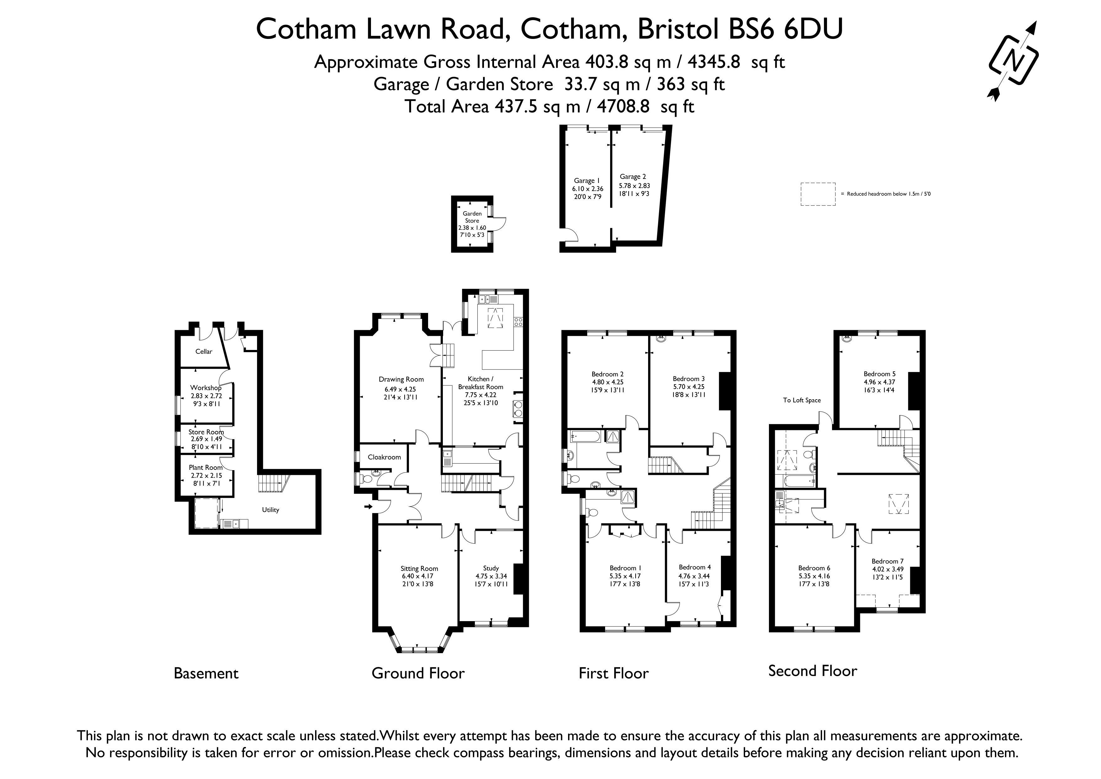 7, Cotham Lawn Road, Bristol floorplan