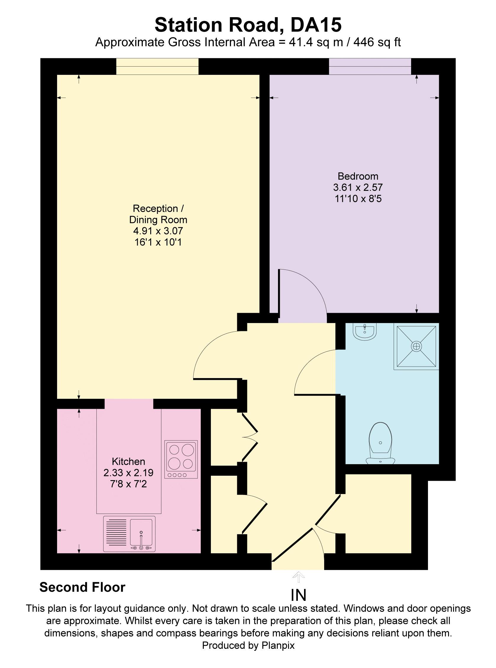 Glen Court, Station Road, Sidcup DA15, 1 bedroom flat for sale