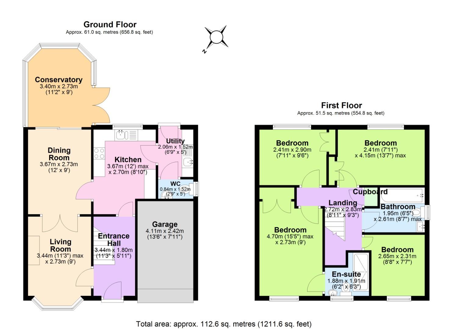 31, Blackthorn Way, Swadlincote floorplan