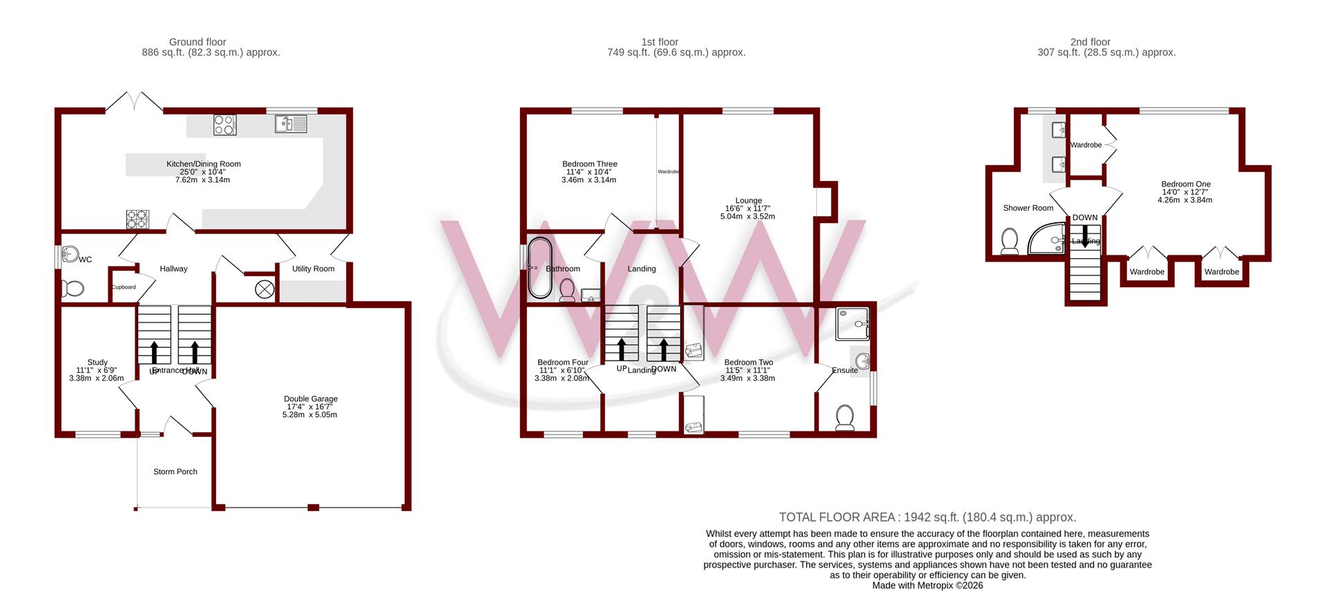 45, Lambourne Drive, Southampton floorplan