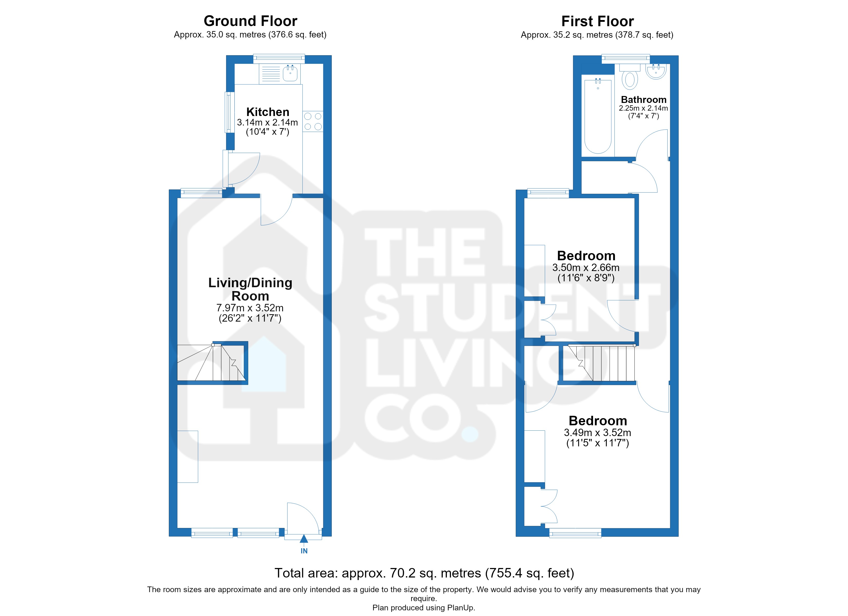Warwick Street, JP LETTINGS floorplan