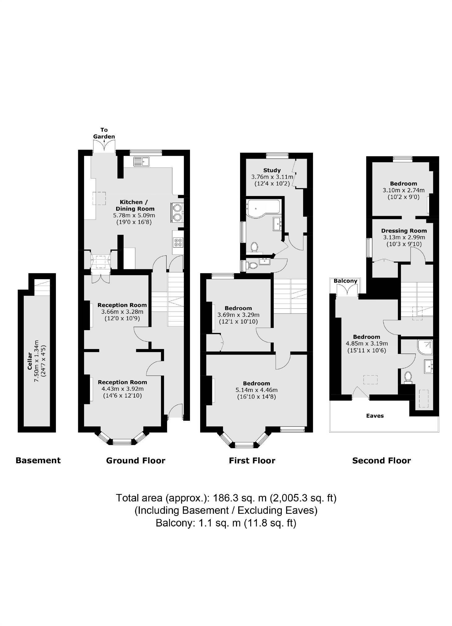 339, Lordship Lane, London floorplan