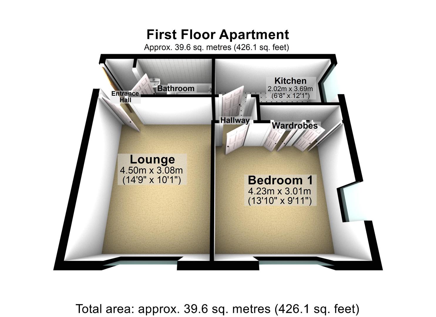 42, Portholme Road, Selby floorplan