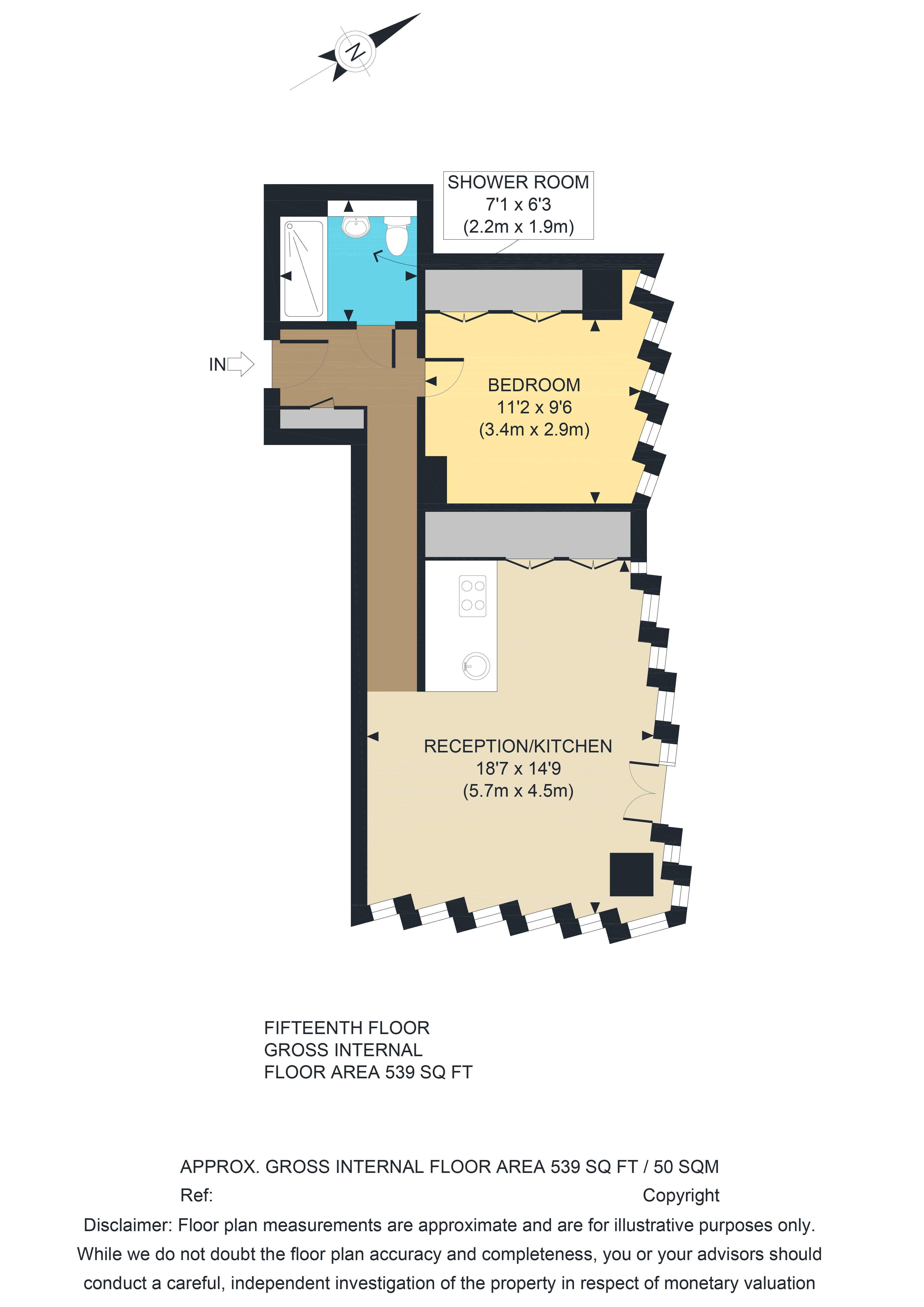 1 Bedrooms Flat to rent in International Way, London E20