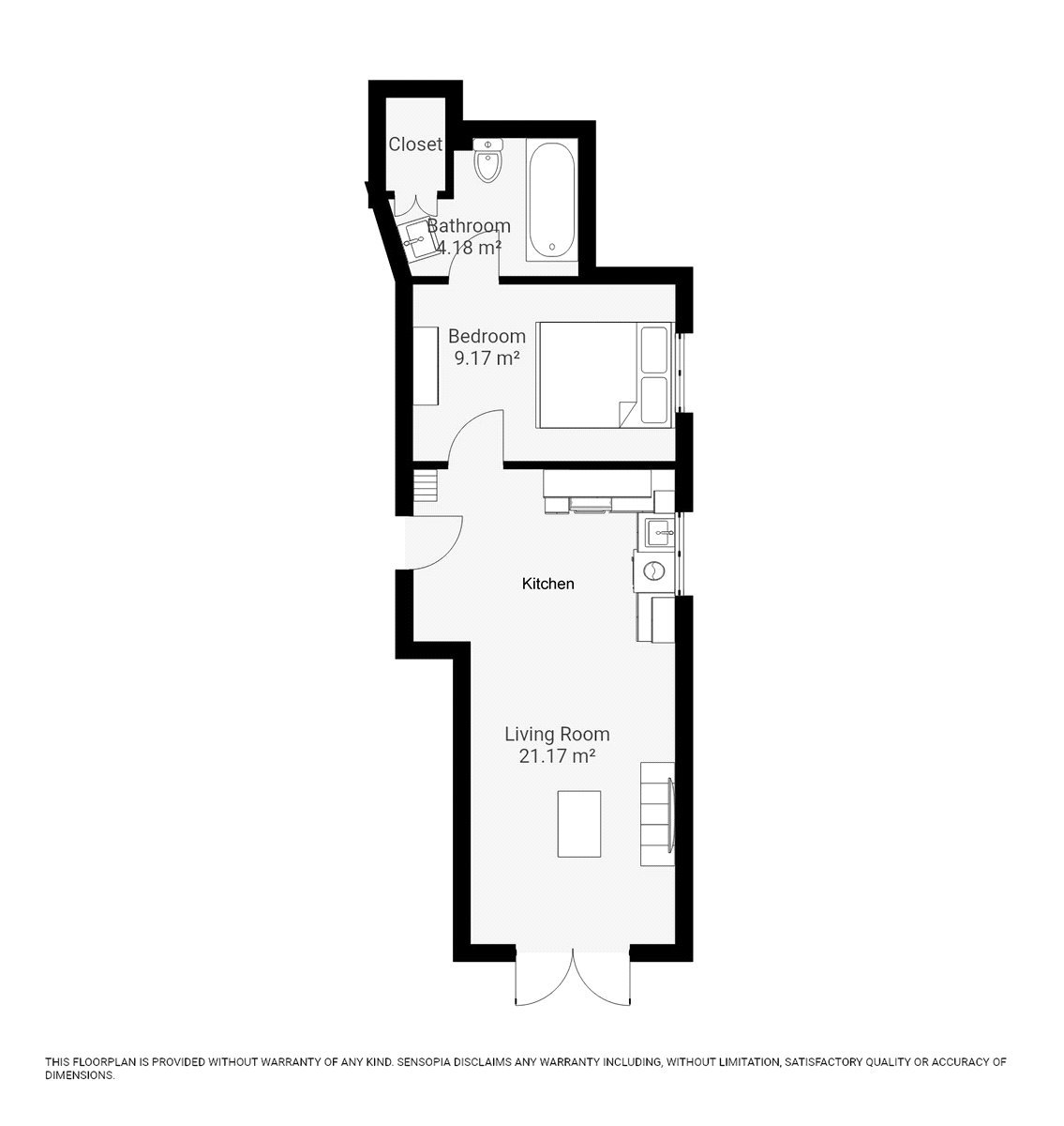 Flat 1, 197a, Burton Stone Lane, North Yorkshire floorplan