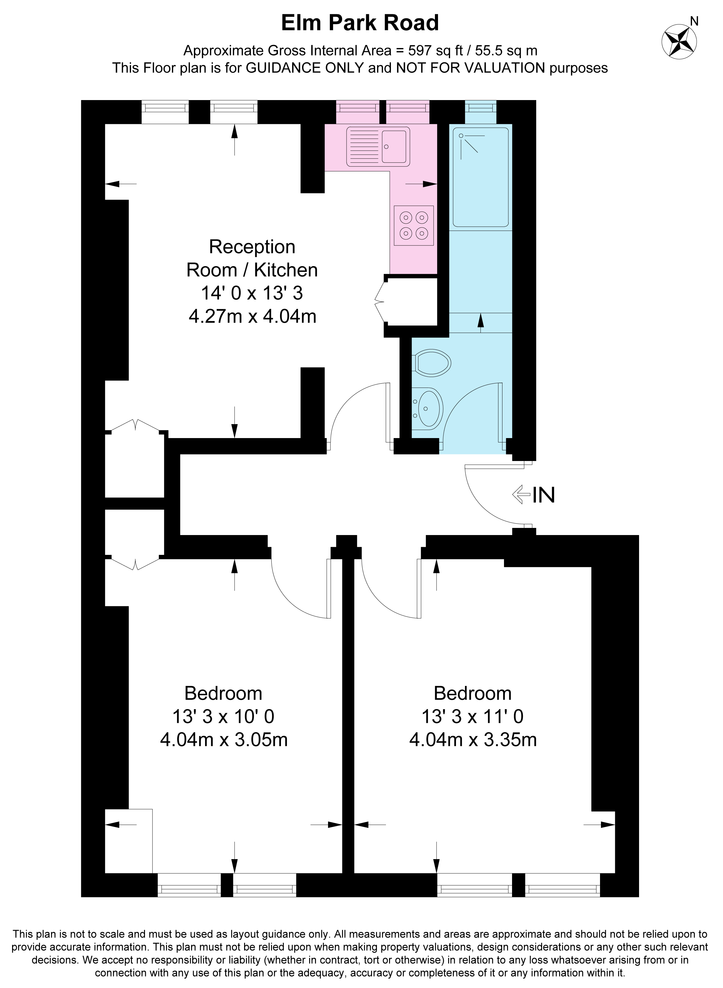 41, Elm Park Mansions, London floorplan