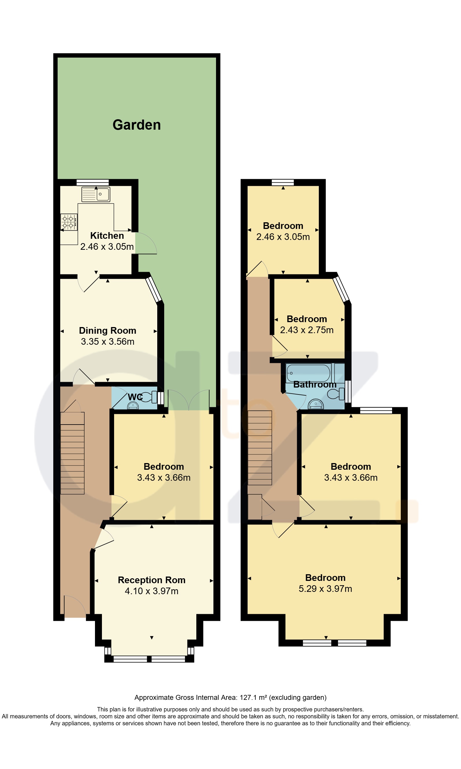 Larch Road, Cricklewood floorplan