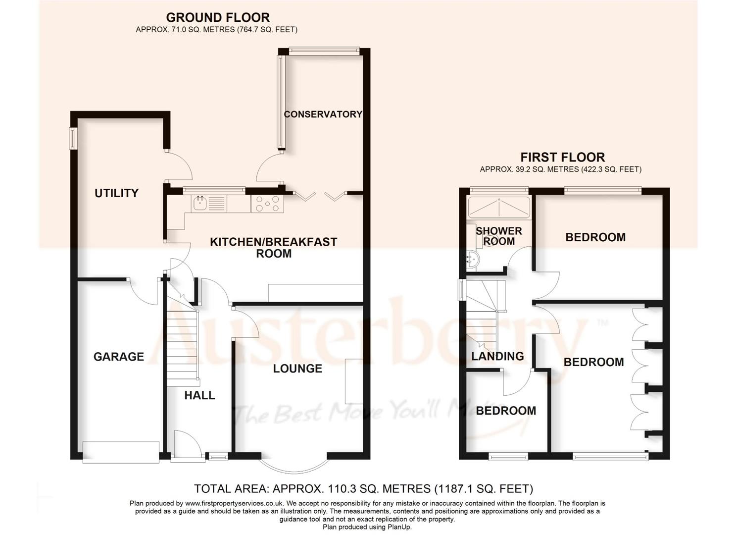 80, Ostlers Lane, Leek floorplan