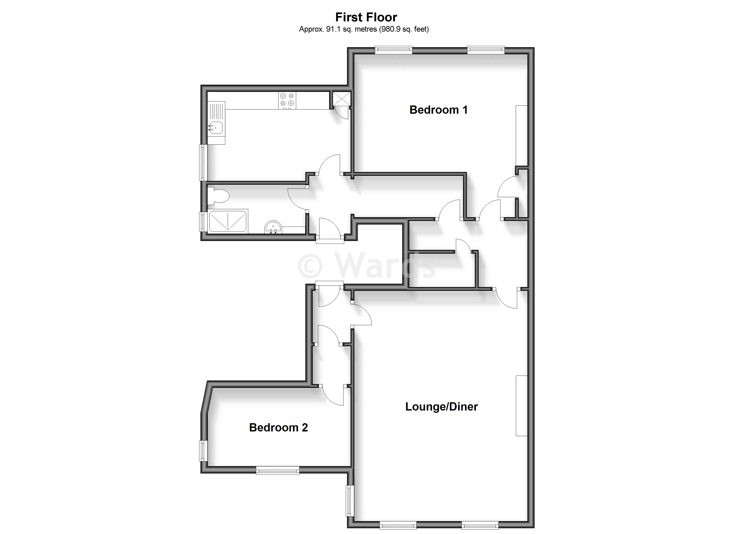 50, New Dover Road, Canterbury floorplan