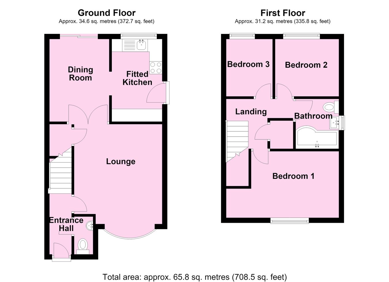 6, Geveze Way, Leicester floorplan