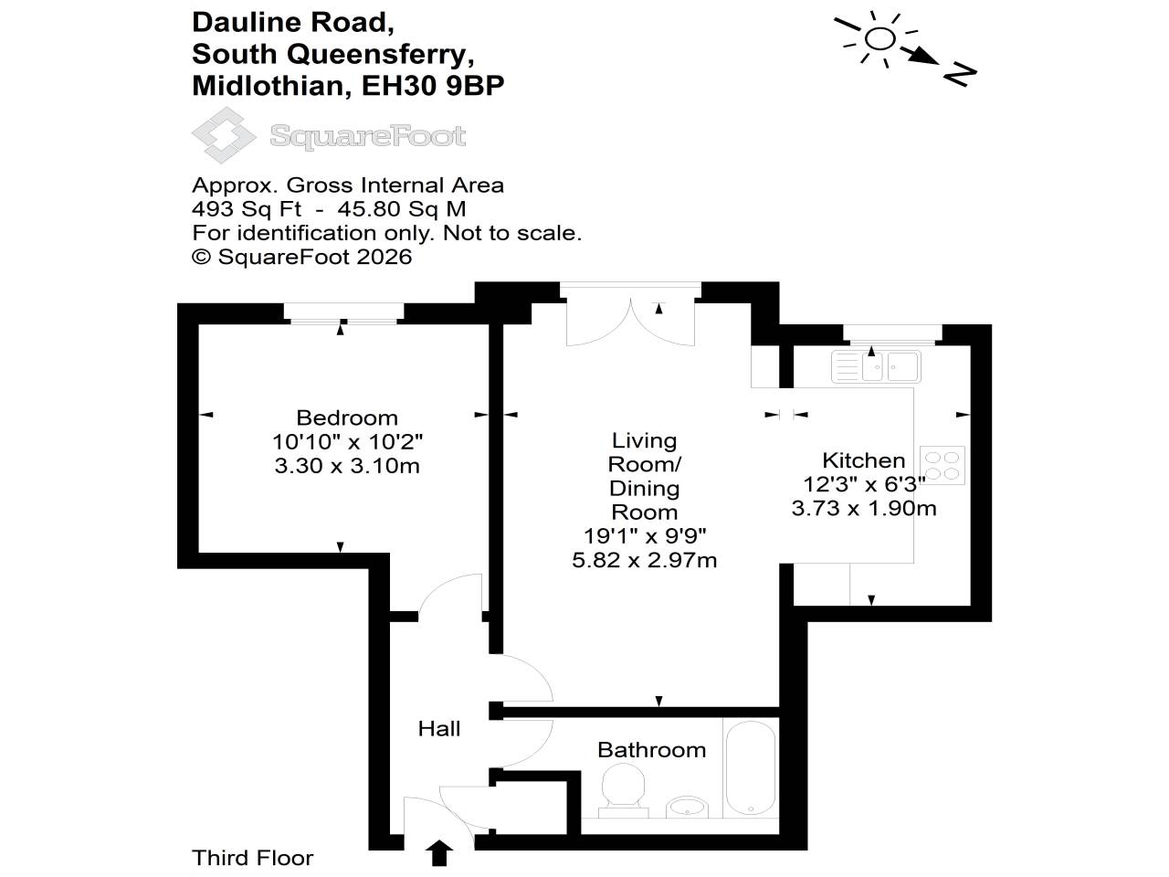 8 (Flat 14), Dauline Road, Dauline Road floorplan