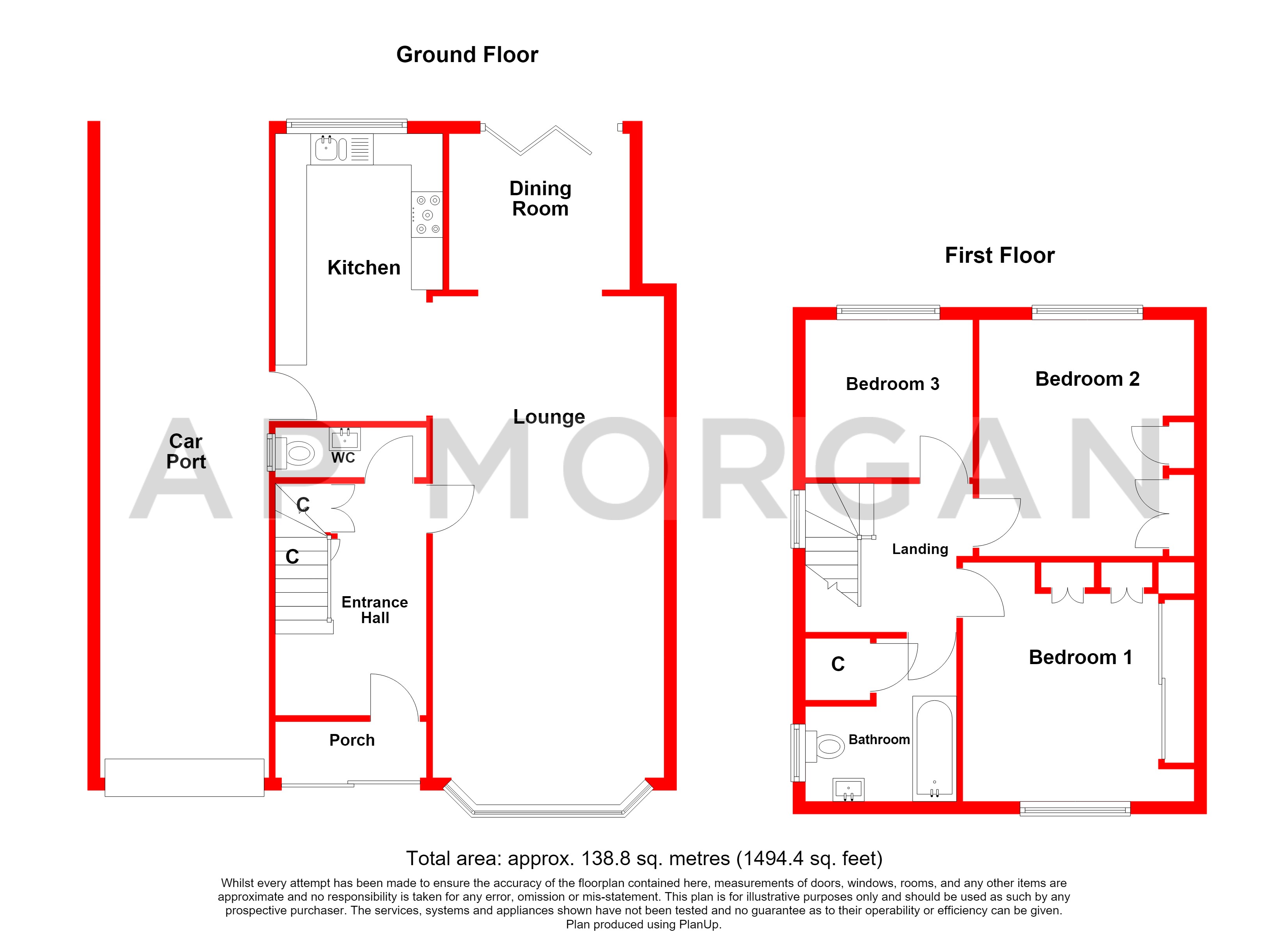 14, Norton Road, West Midlands floorplan